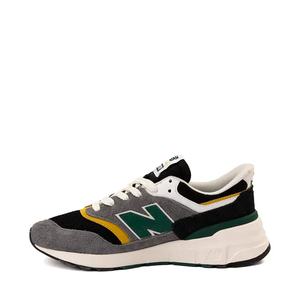 

Кроссовки Mens New Balance 997R Athletic Shoe, черный/зеленый/желтый