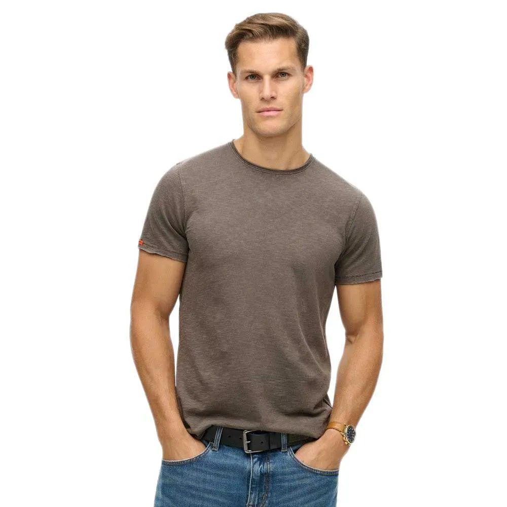 

Футболка с коротким рукавом Superdry Raw Edge Slub, серый