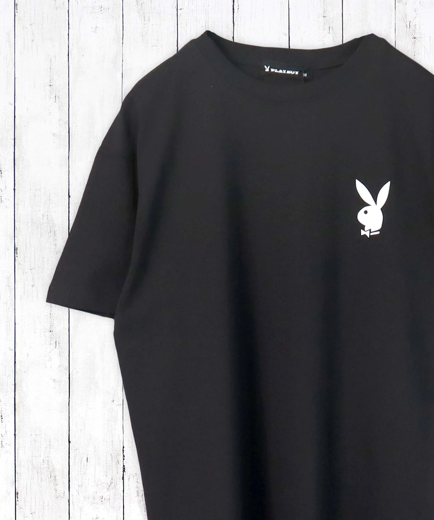 Детская хлопковая футболка PLAYBOY с логотипом бежевого цвета — фото 4