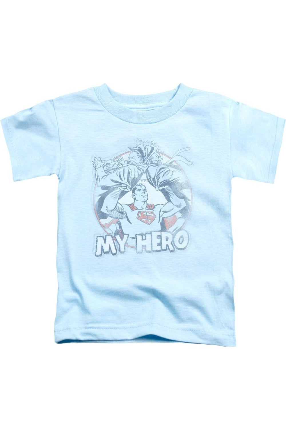 

Футболка с коротким рукавом для малышей "Супермен - мой герой" Gildan, светло-голубой