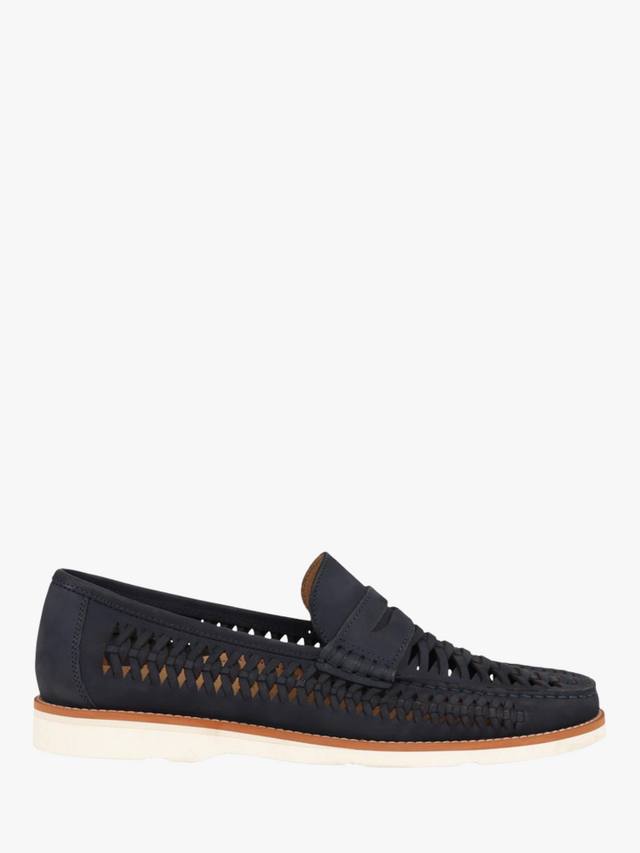 

Мокасины из плетеной кожи riptide Jones Bootmaker, темно-синий