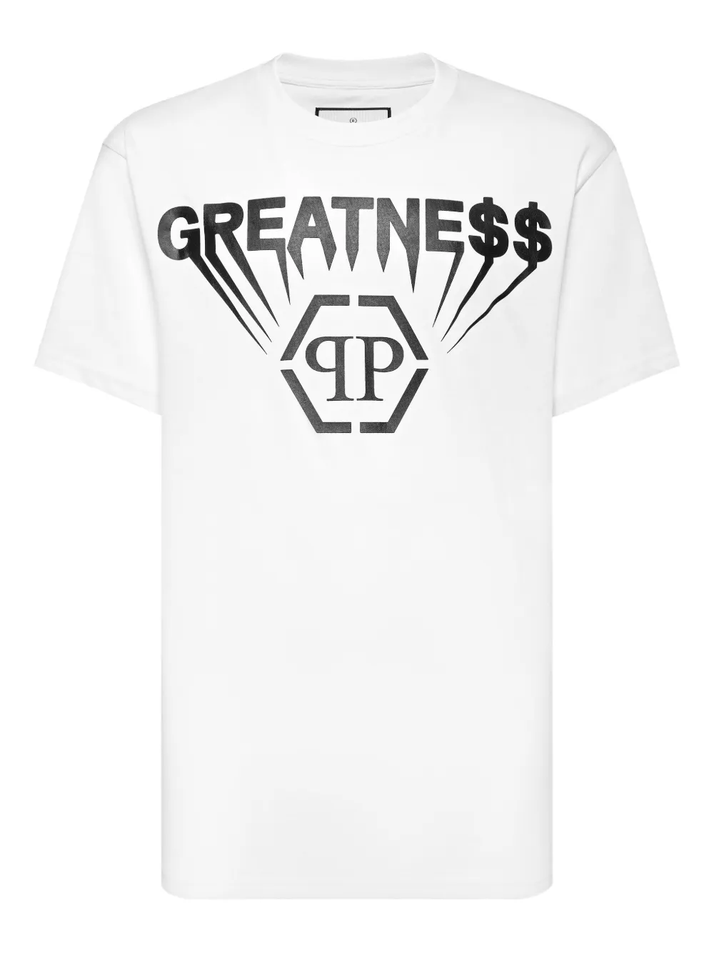 

Футболка с логотипом Greatness Philipp Plein, белый