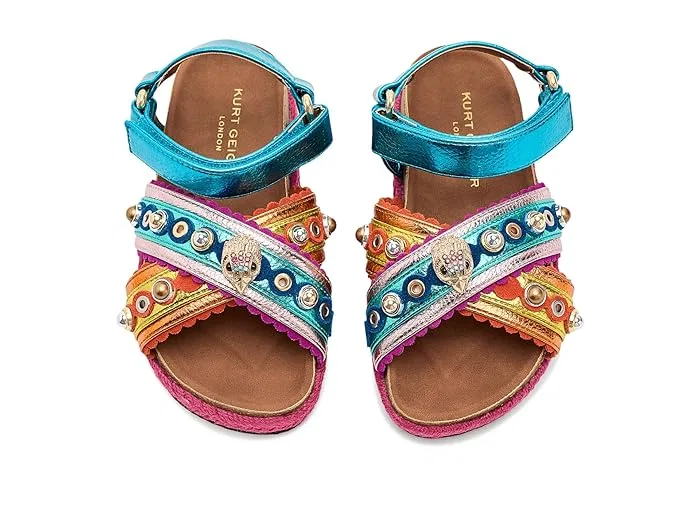 Сандалии-эспадрильи с джинсовым ремешком Mini Kensington Kurt Geiger London Kids, Multi — фото 3