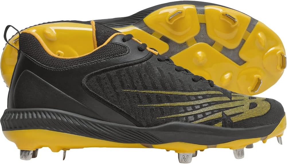 Мужские кроссовки New Balance FuelCell 4040 V6 Metal, черный/желтый — фото 2
