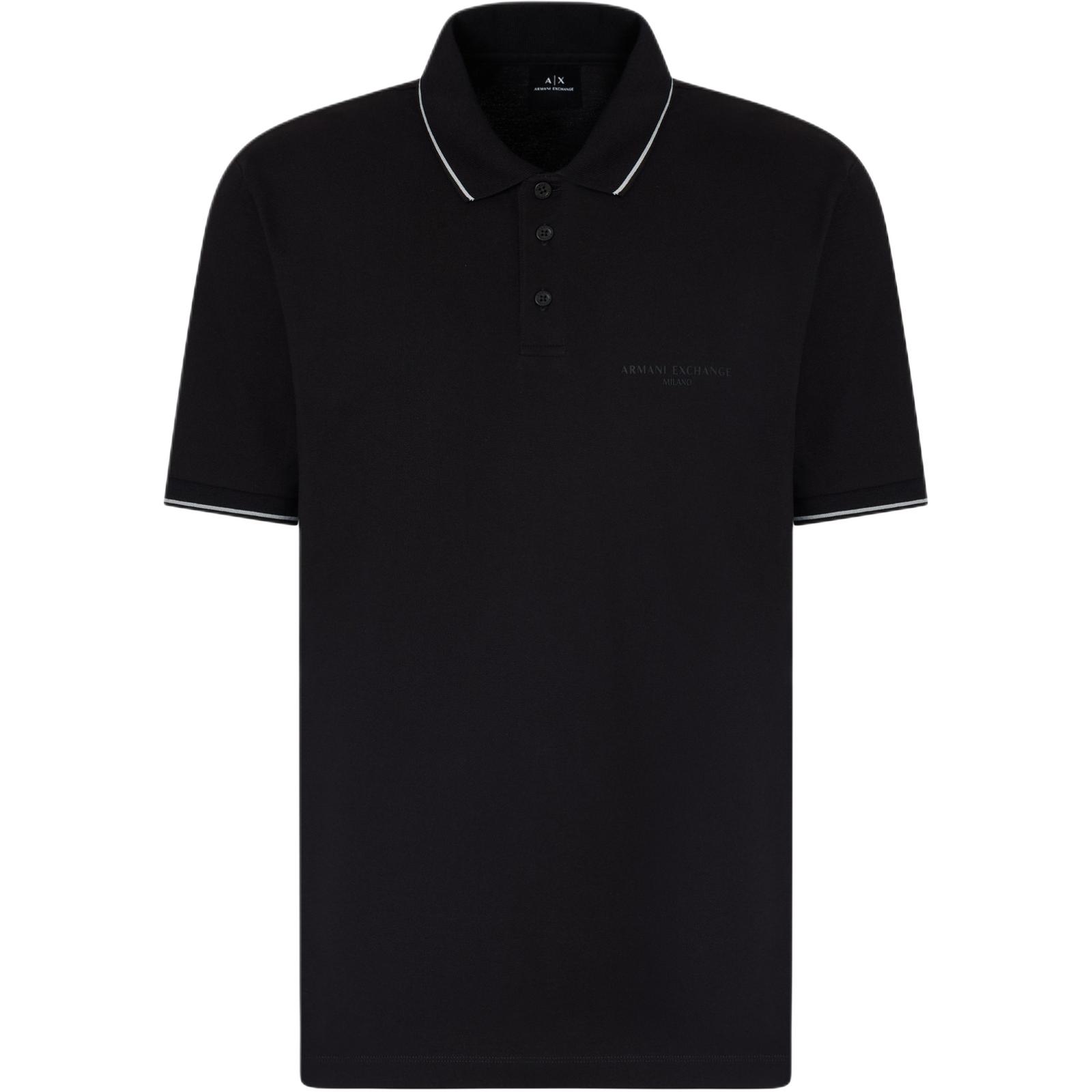 

Armani Exchange Мужская поло-рубашка AE, черная