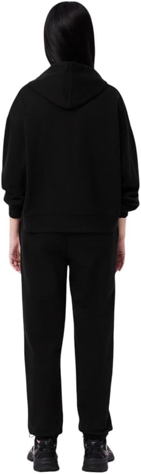 Брюки спортивные женские Lacoste Core Collection, прямые, черные — фото 3