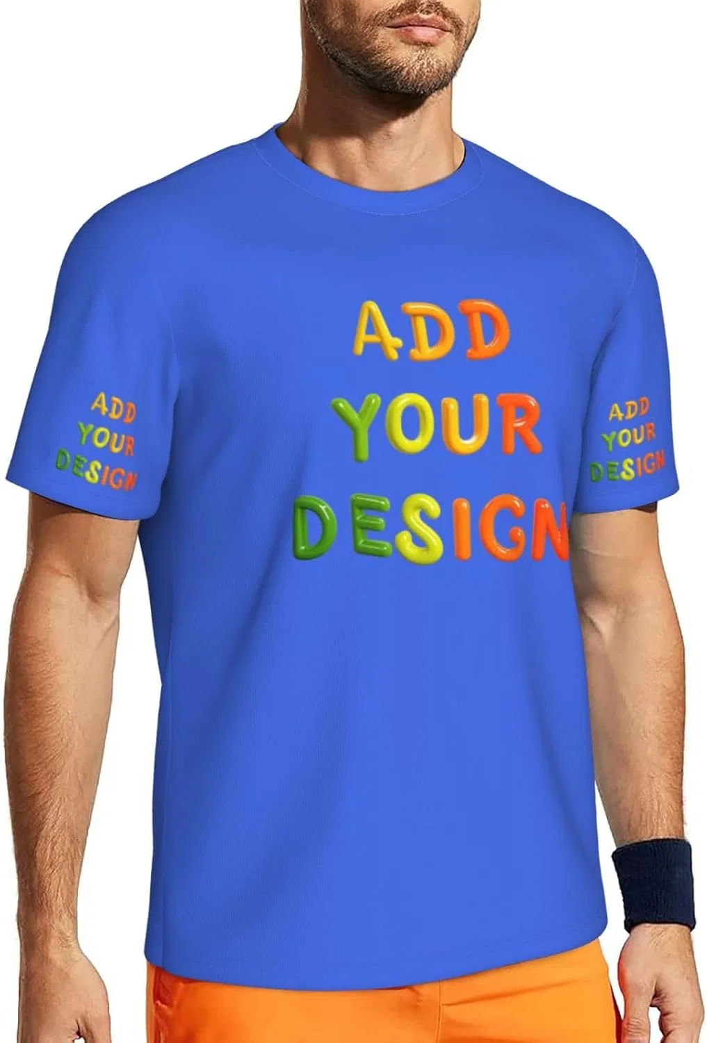 Футболка Custom T-Shirt, Royal Blue — фото 2