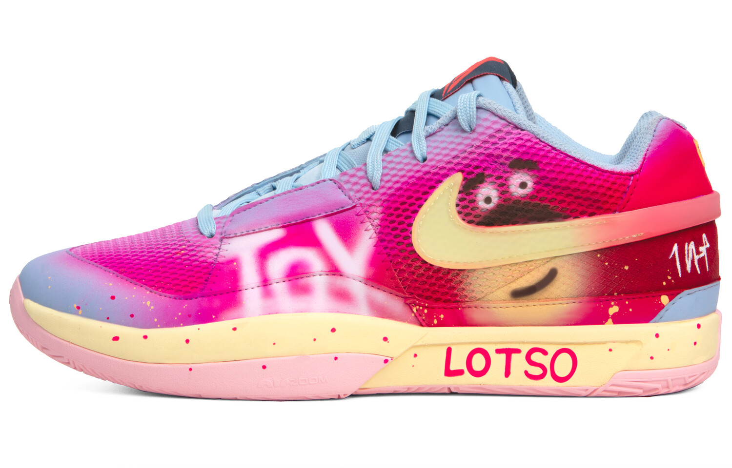 

Мужские баскетбольные кроссовки Nike Ja 1, Pink Blast/Gridiron/Volt