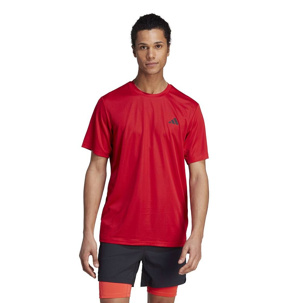 

Мужская тренировочная футболка adidas Train Essentials Adidas, цвет Better Scarlet Black
