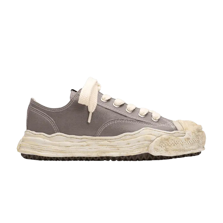 

Кроссовки Maison Mihara Yasuhiro Hank OG Sole Silicon Coating Canvas Low Grey, серый