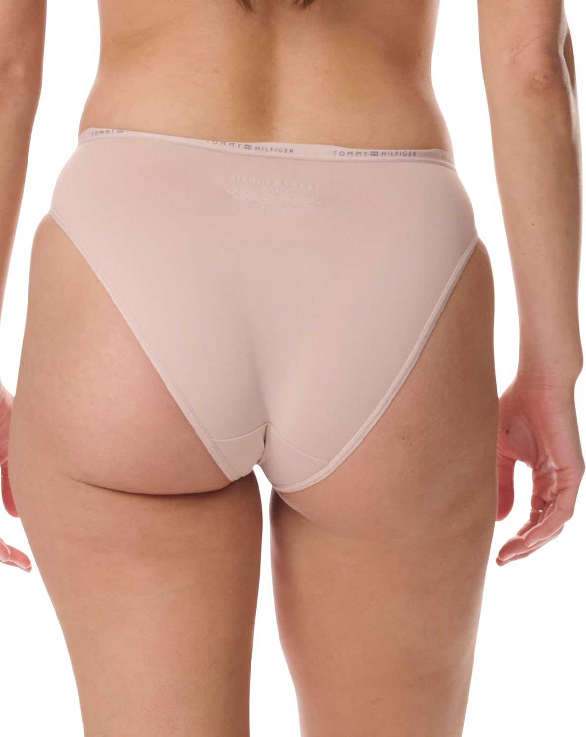 Комплект из 6 женских микро-бикини с логотипом Tommy Hilfiger, Balanced Beige/Sparrow/Black — фото 4