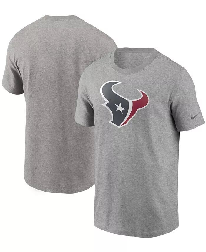 

Мужская серая футболка с логотипом Houston Texans Primary Logo Nike