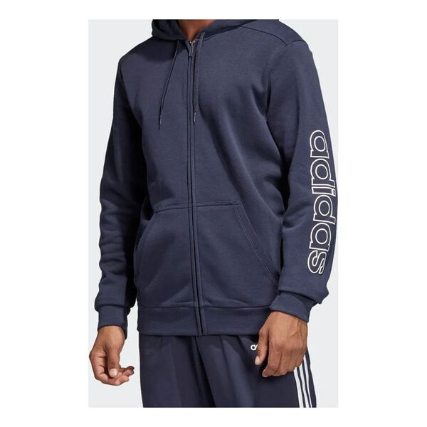 

Куртка Men's adidas Sports Stylish Hooded Knit Jacket Blue, синий