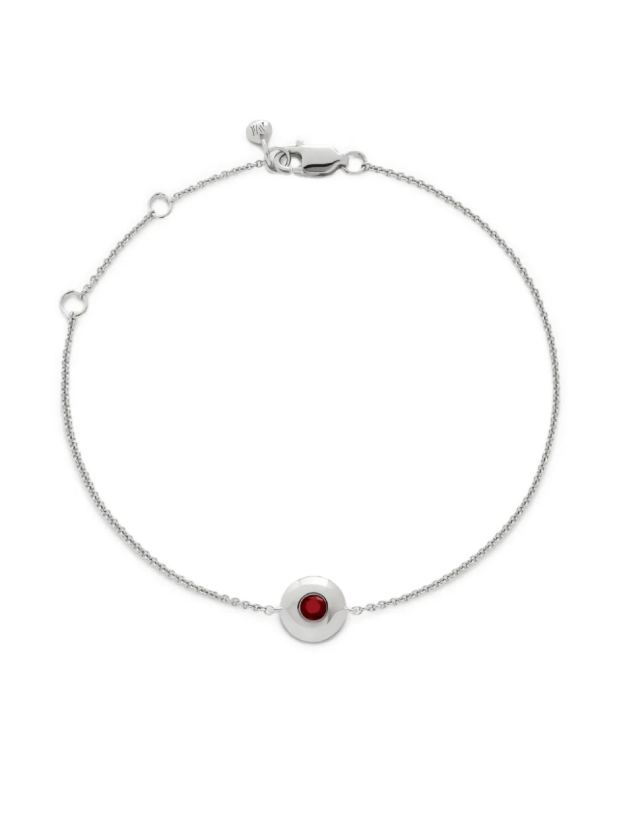 

Monica Vinader браслет January Birthstone, серебряный