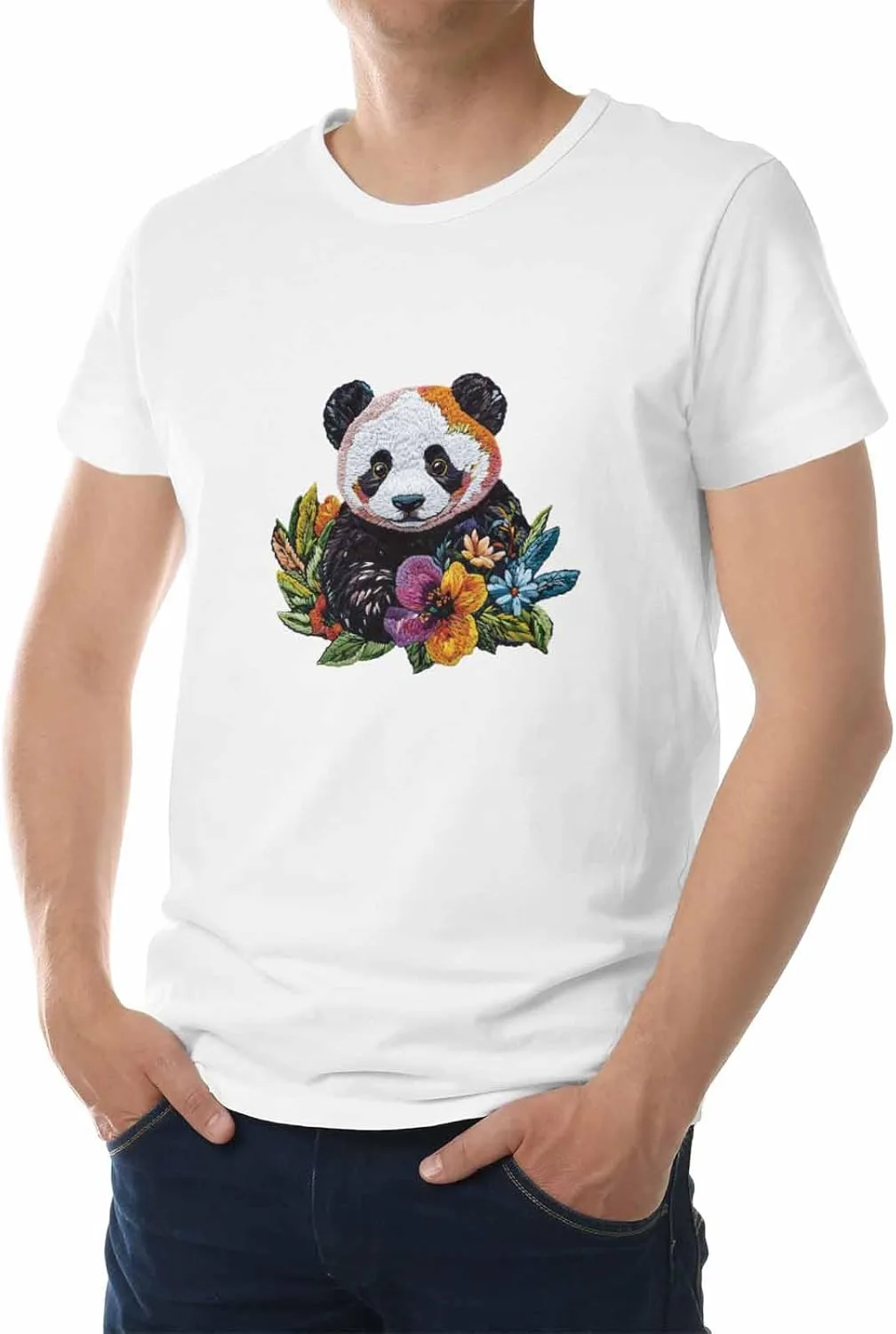 

Футболка мужская этническая с животными и цветами CosyBright