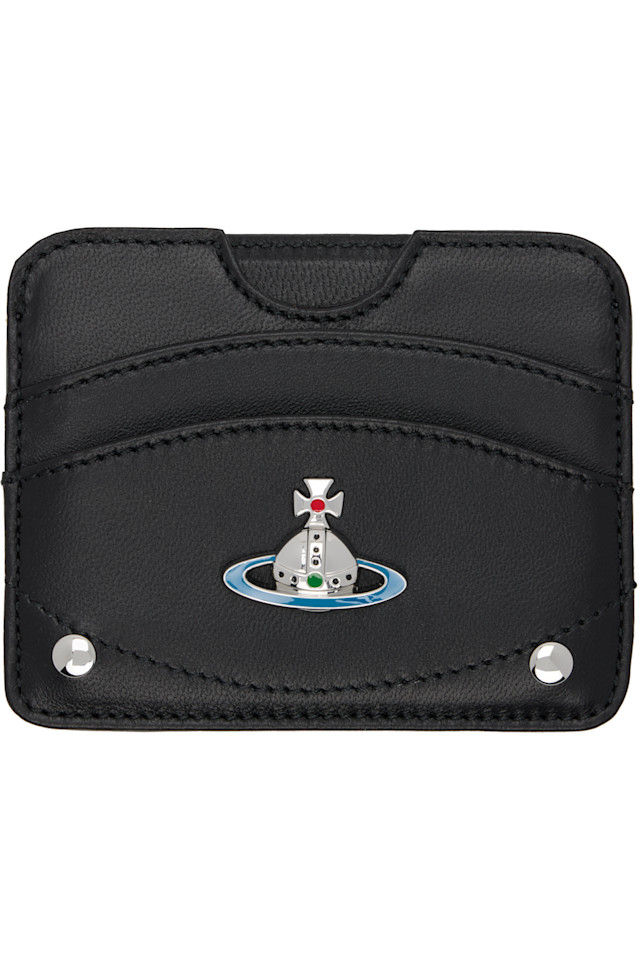 

Плоский держатель для карт в форме полумесяца Vivienne Westwood, черный