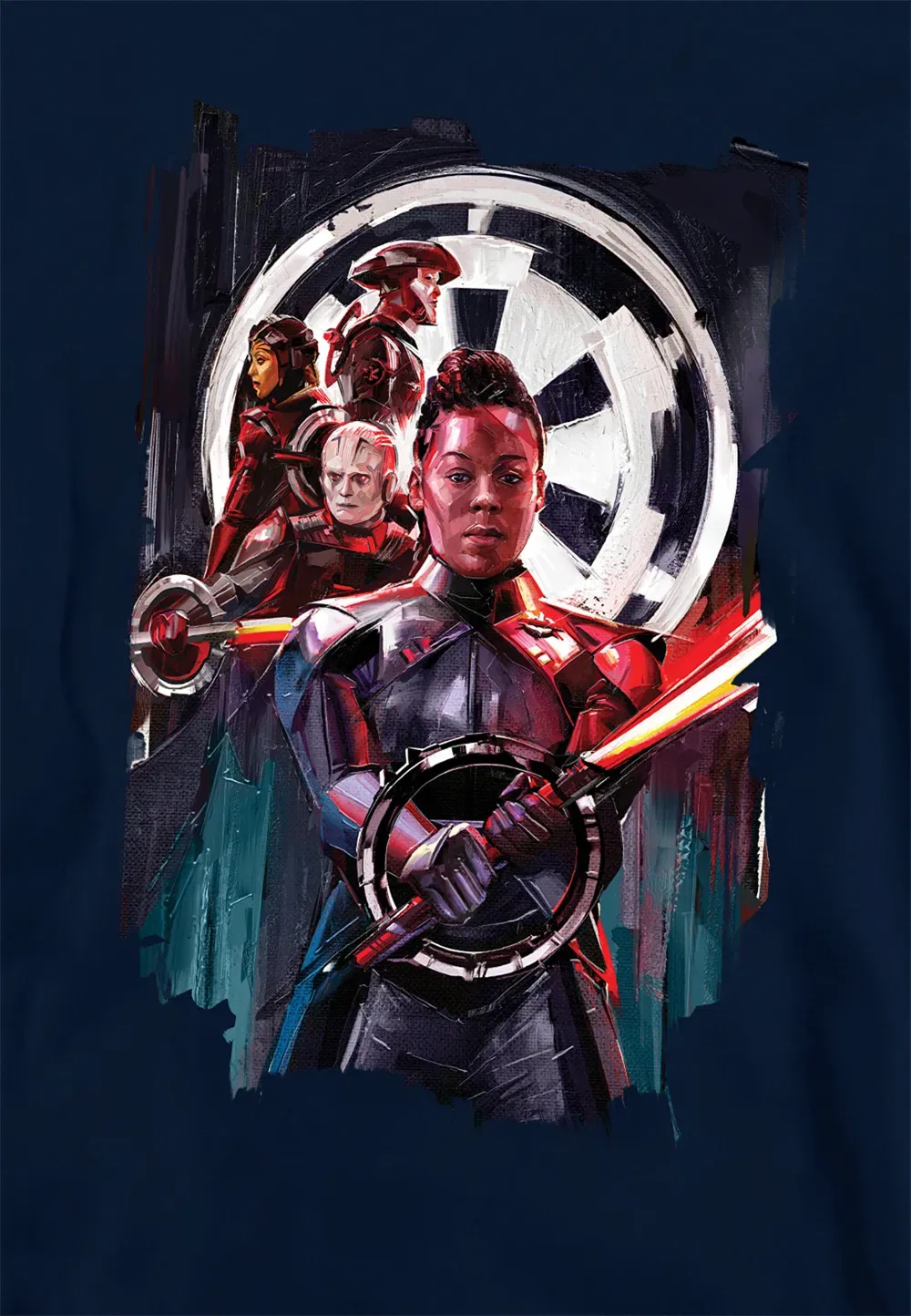 Детская худи Obi-Wan Kenobi Reva Inquisitors Disney, темно-синий — фото 2