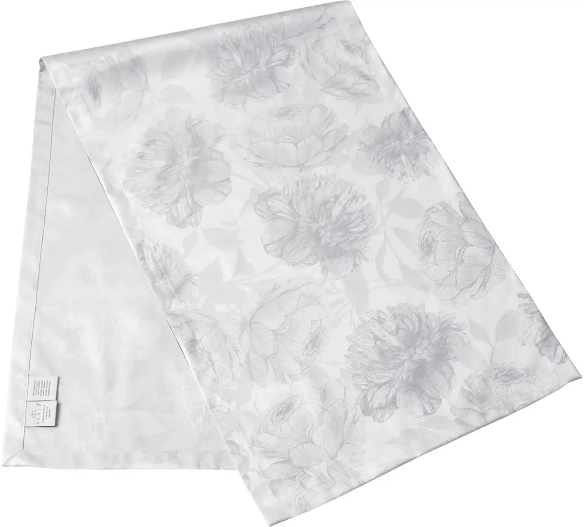 

Настольная дорожка Curt Bauer "3458 Диана, с изящно нарисованными пионами, столовое белье дамасское", (1 штука), из 100% хлопка, мерсеризованная 50х140 см, белый