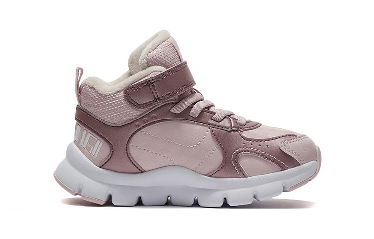Кроссовки LINING YOUNG Kids Lifestyle Shoes PS Mid-top Pink — фото 2
