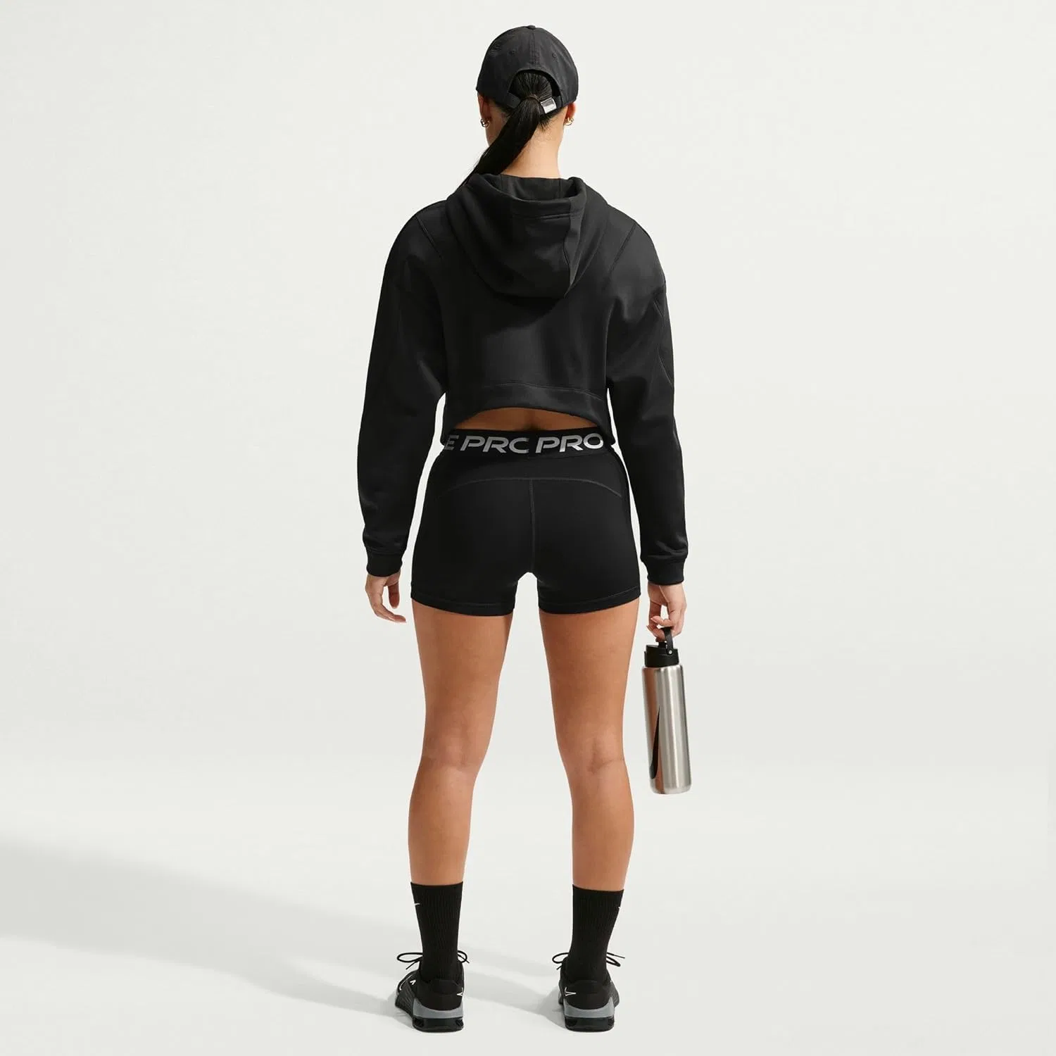 Шорты Nike Pro 3 дюйма, Black/White — фото 2
