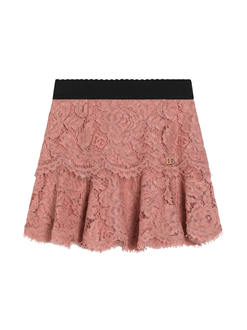 

Кружевная мини-юбка Dolce & Gabbana Kids, розовый