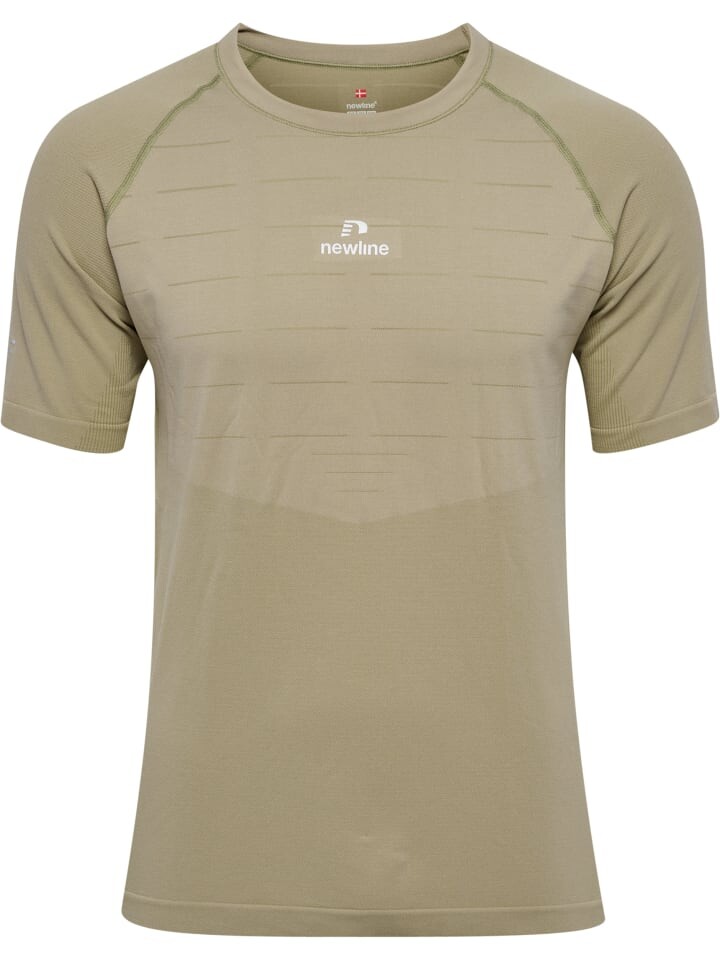 

Спортивная футболка Newline S/S Raglanärmel Nwlpace Laufen Herren, цвет silver sage