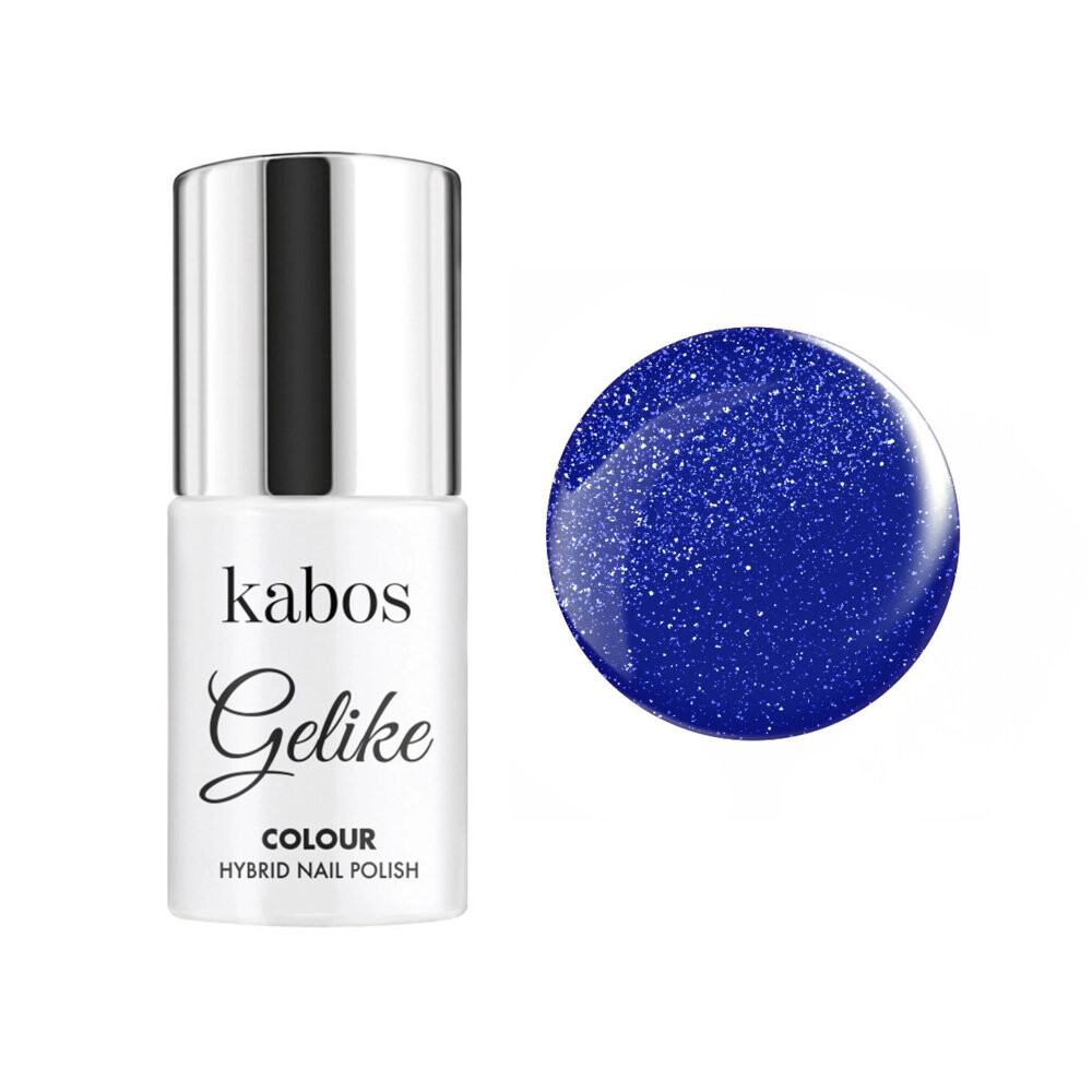 

Kabos, Лак гибридный, Gelike color Blue Flash, 5 мл