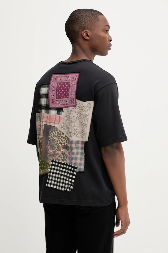 

Хлопковая футболка COMO Desigual, черный