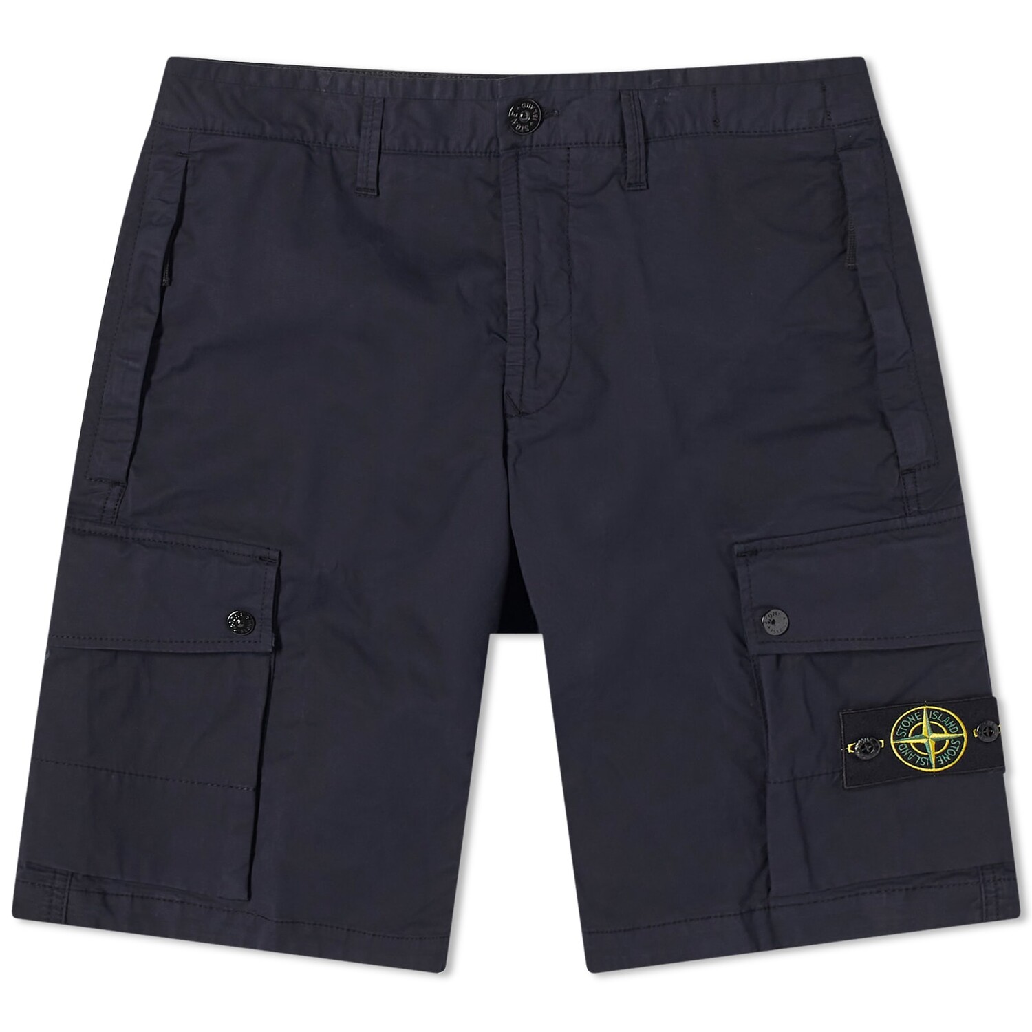 

Шорты Stone Island Supima Cotton Cargo Shorts, темно-синий
