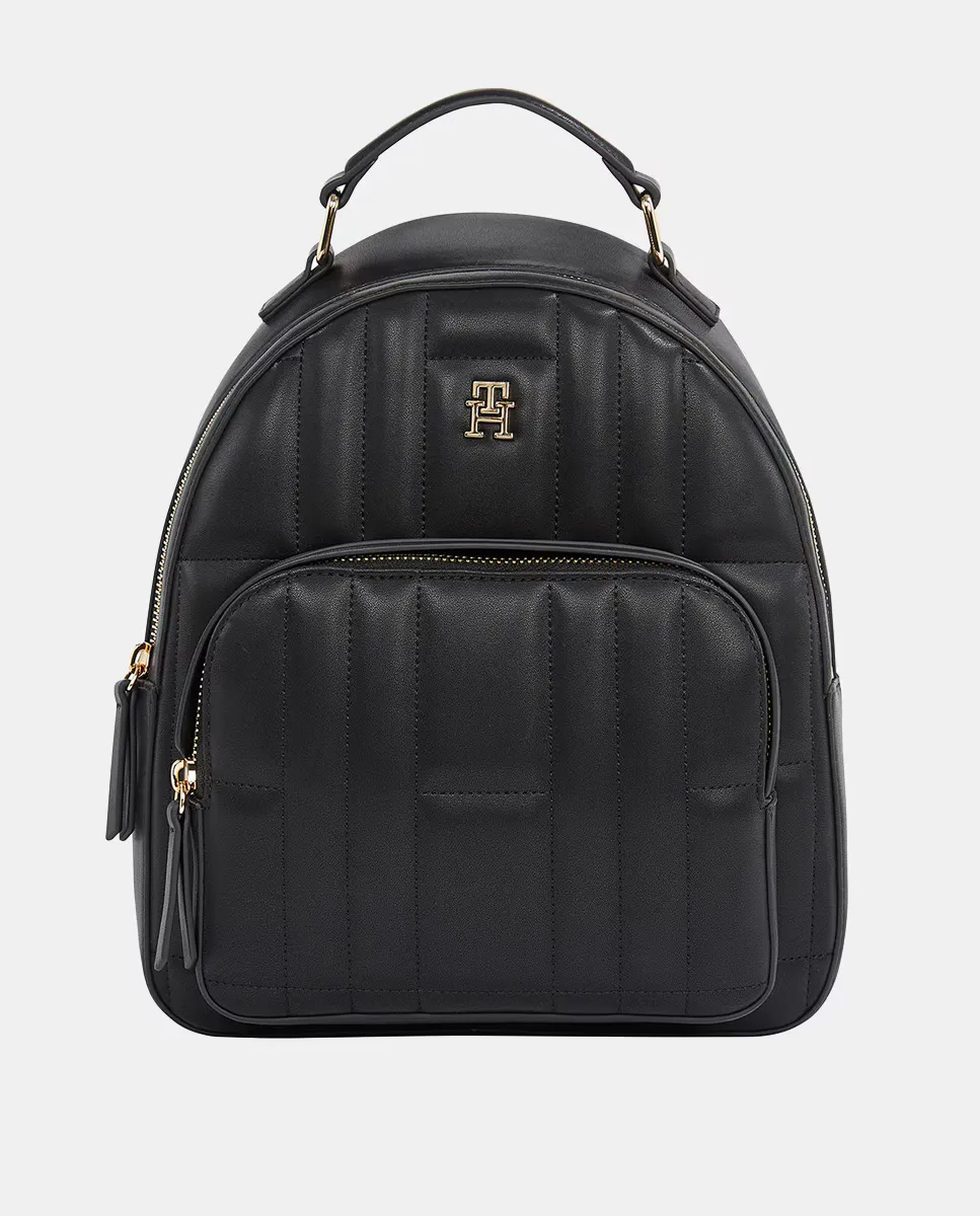 

Черная рюкзак с мягкой стеганой отделкой Tommy Hilfiger, черный