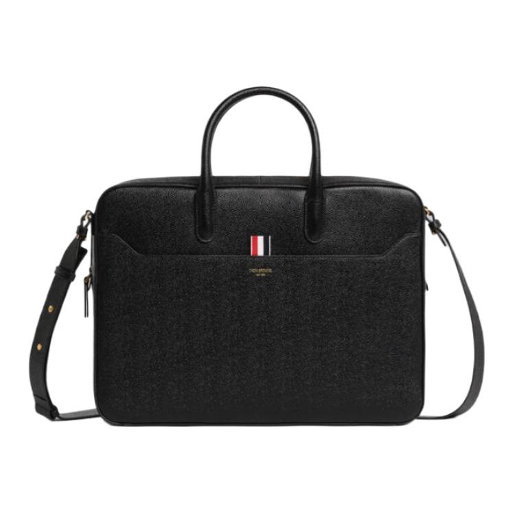 

THOM BROWNE Сумка для ноутбука с логотипом и верхней ручкой