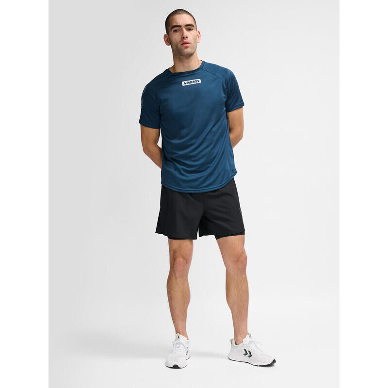 

Спортивная футболка Hummel, цвет dunkelblau/blau/blau