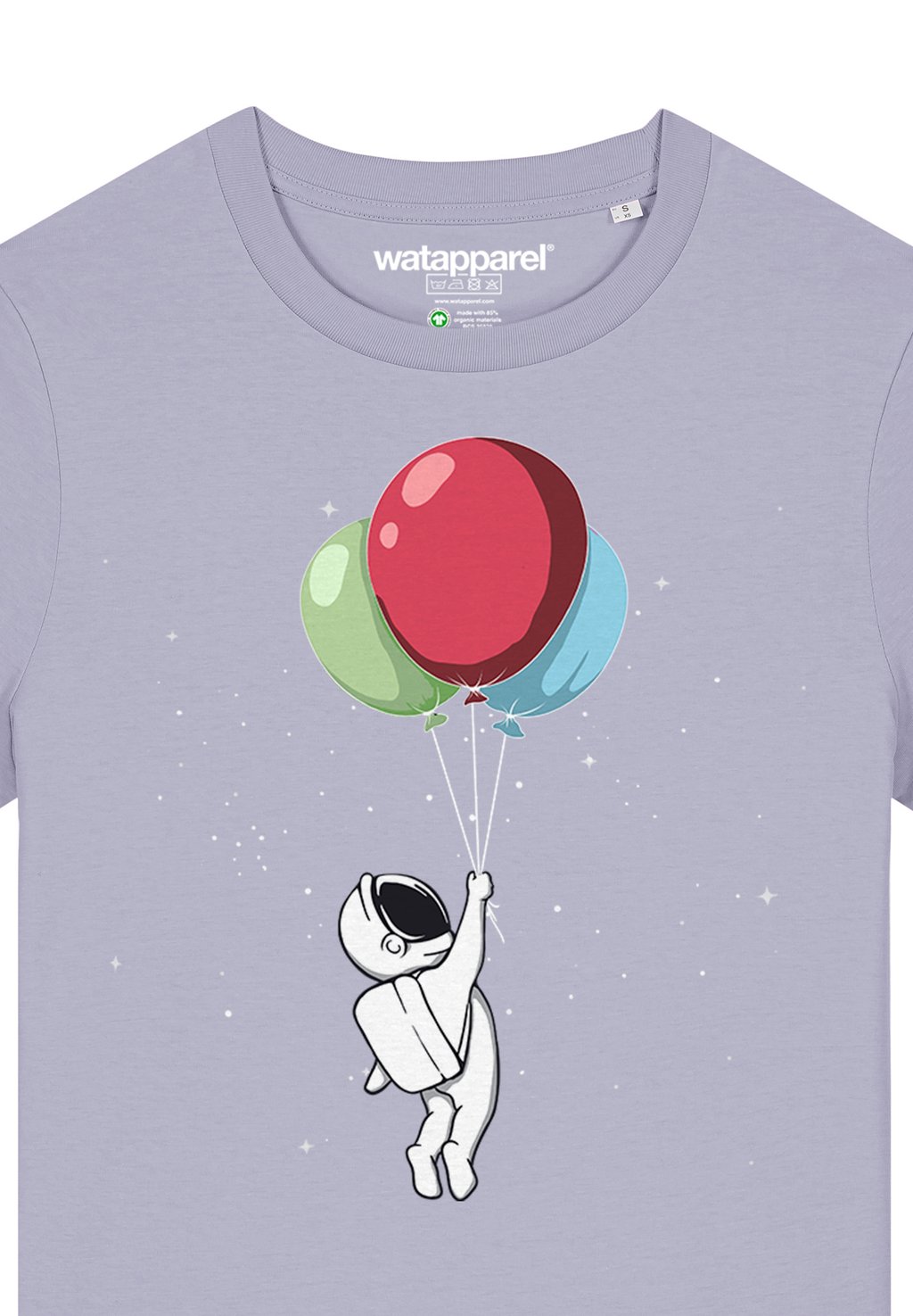 

Футболка с принтом watapparel, сиреневый