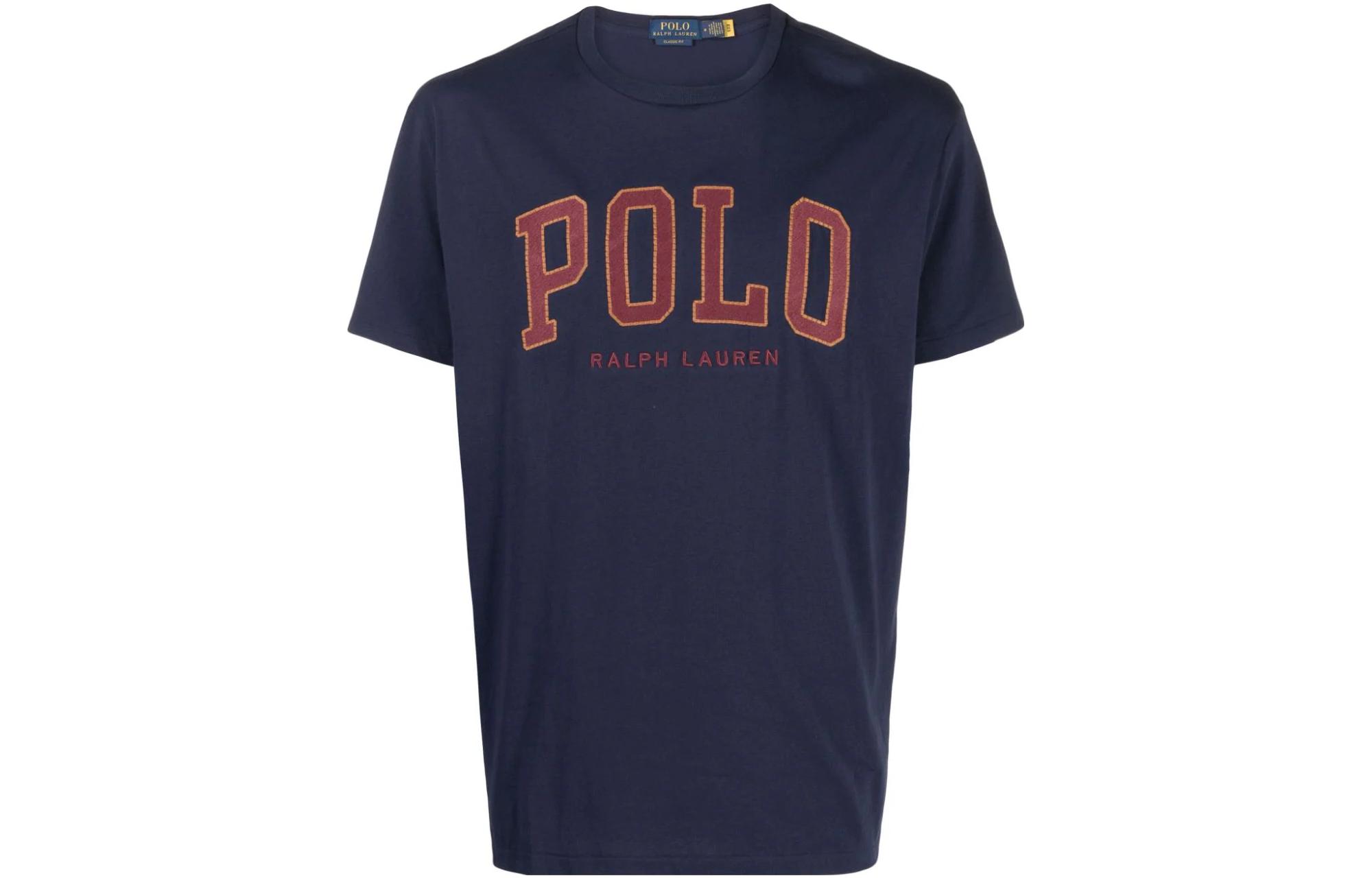 Футболка мужская темно-синяя Polo Ralph Lauren — фото 2
