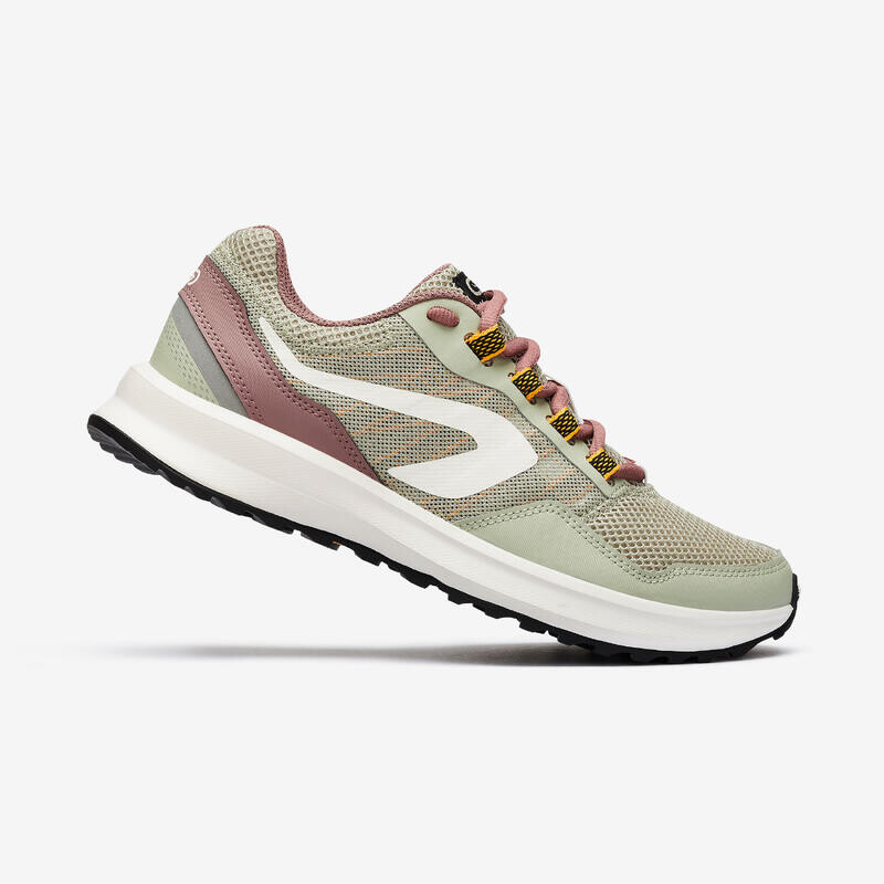 

Кроссовки женские - Run Active хаки/фиолетовый KALENJI, цвет gruen