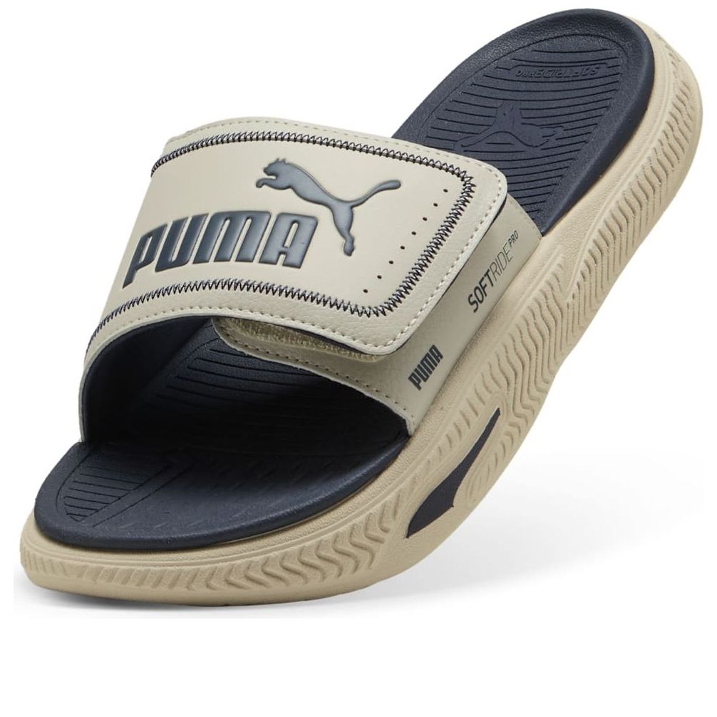 Тапочки Puma SoftridePro Slide 24 V, коричневый цвет — фото 3