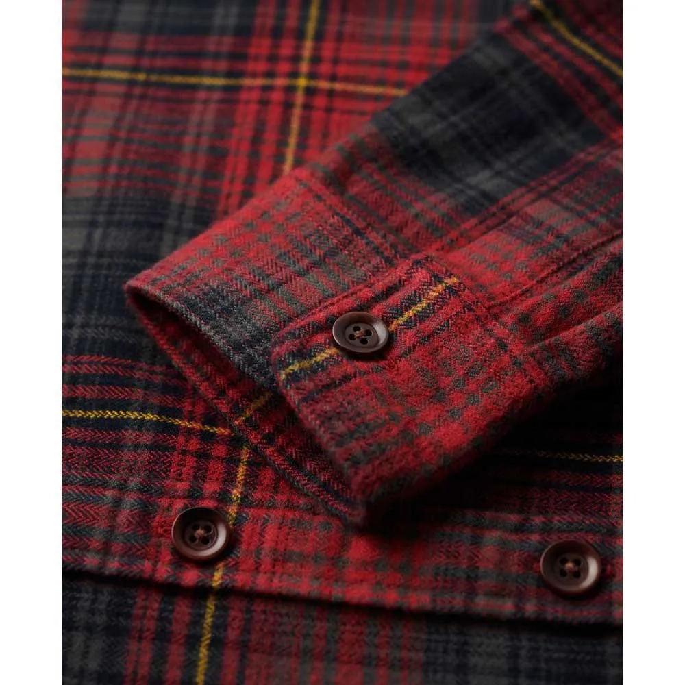 Верхняя рубашка Superdry Vintage Check, красный — фото 3