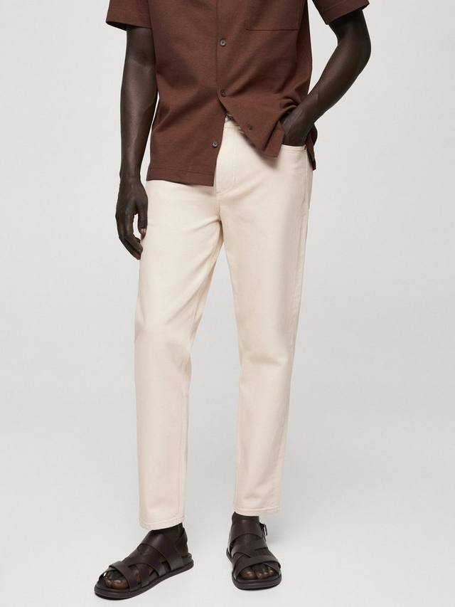 

Брюки Ben Slim Tapered Mango, Light Beige
