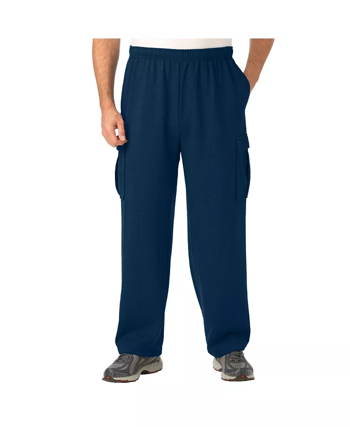 

Брюки карго с начесом Big & Tall KingSize, синий