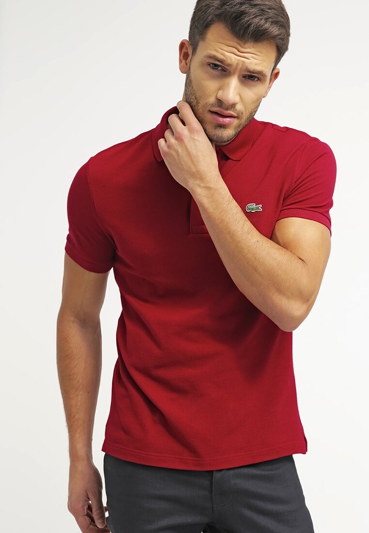 

Поло Lacoste, бордовый, Красный, Поло Lacoste, бордовый