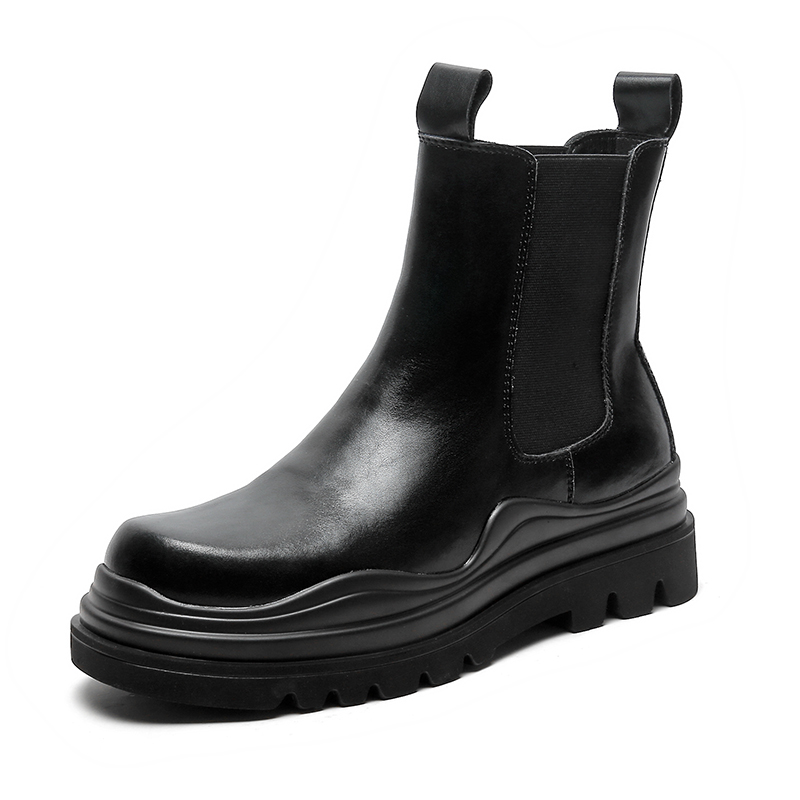 

Короткие мужские ботинки челси 3 см MODENGPAN, Black