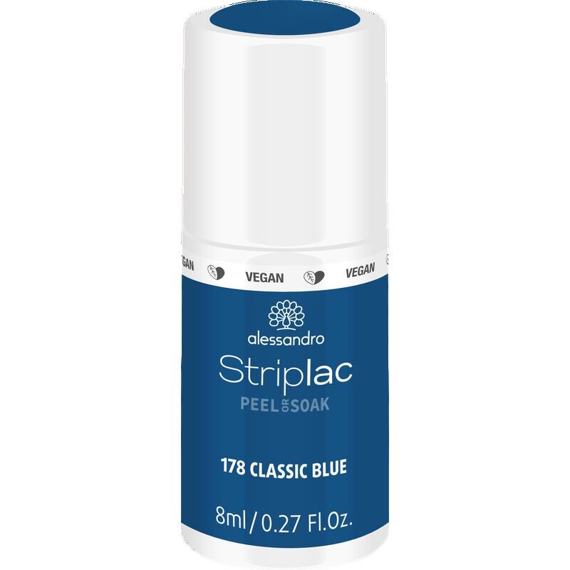 

STRIPLAC PEEL OR SOAK CLASSIC BLUE - VEGAN Alessandro, 8 ml