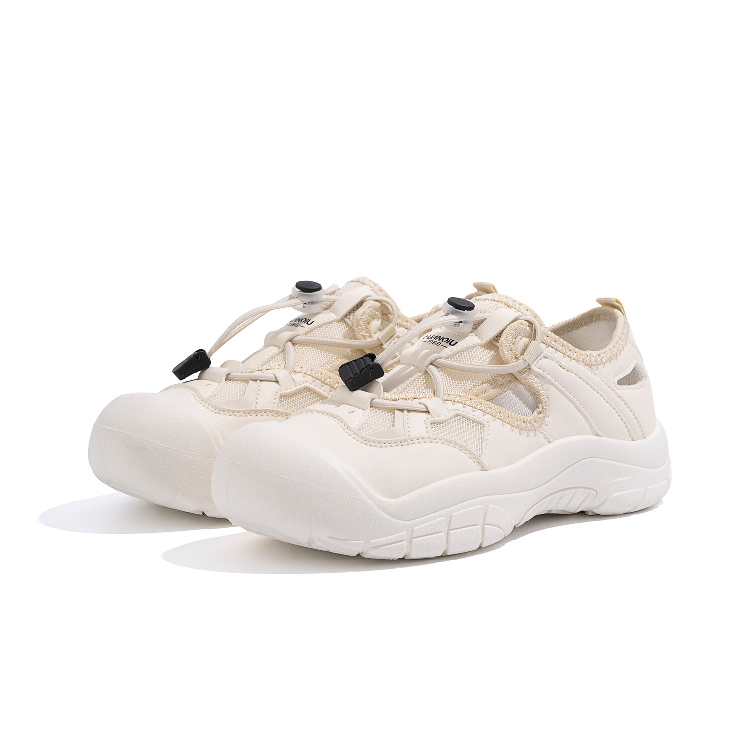 Кроссовки HUANQIU Lifestyle Shoes Women's Low-top Beige, бежевый — фото 4