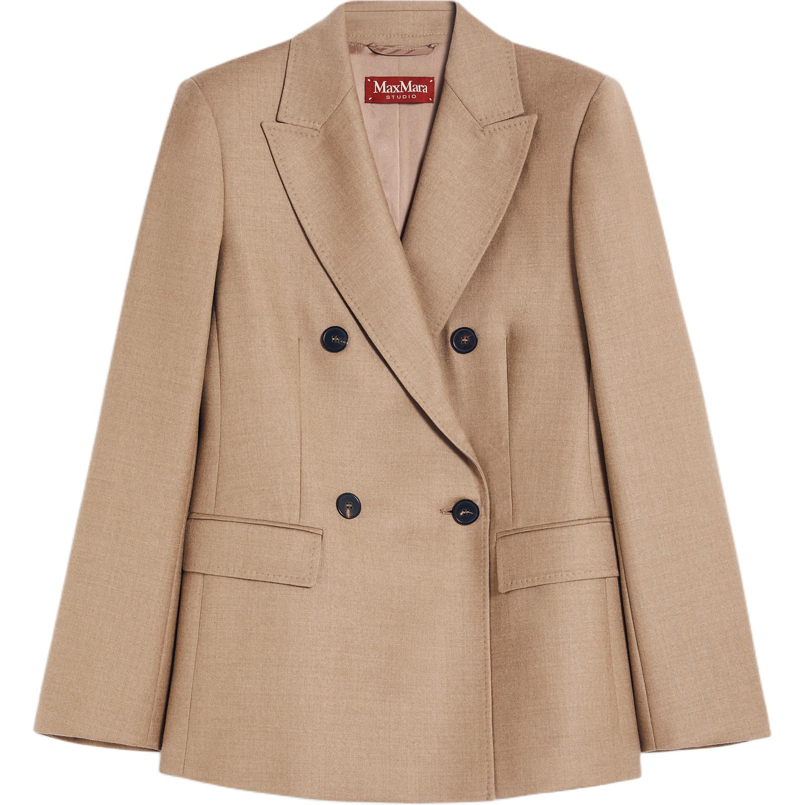 

MaxMara Studio Женское пальто верблюжьего цвета, Camel