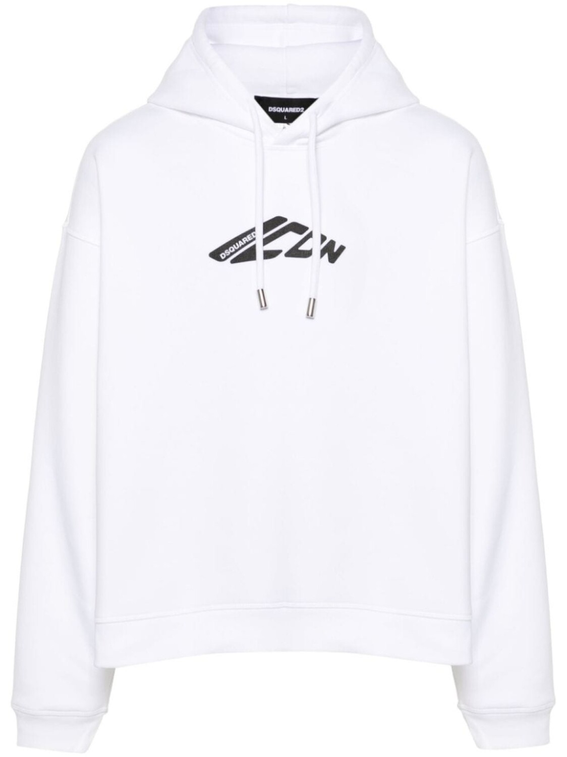 

DSQUARED2 худи с логотипом, белый