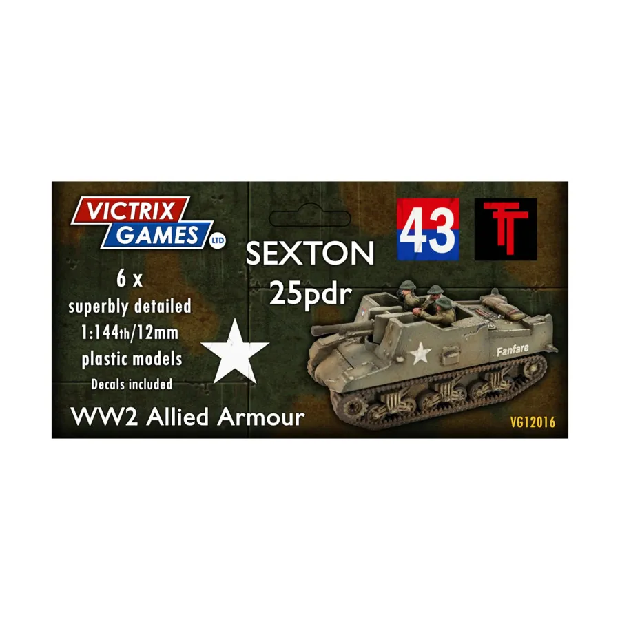 

Секстон 25 фунтов, Historical Miniatures - WWII - Allied (Victrix) (12mm)