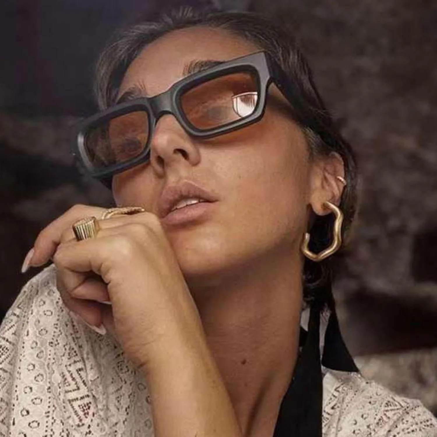 

Солнцезащитные очки с защитой от УФ-излучения UV400 | Легкая оправа | Для женщин и мужчин | Для занятий спортом на открытом воздухе и вождения DSVIGF, Beige Orange