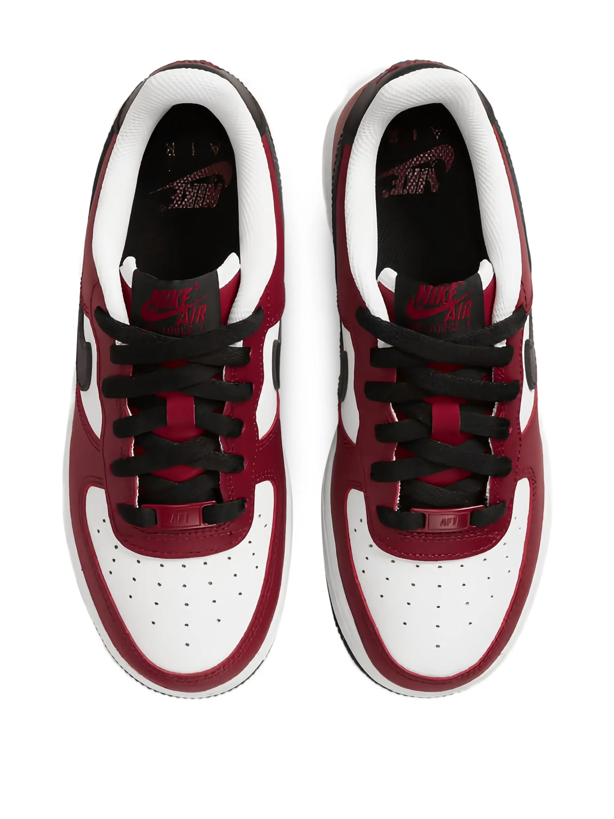 Кроссовки Air Force 1 Low LV8 Team Nike Kids, красный — фото 4
