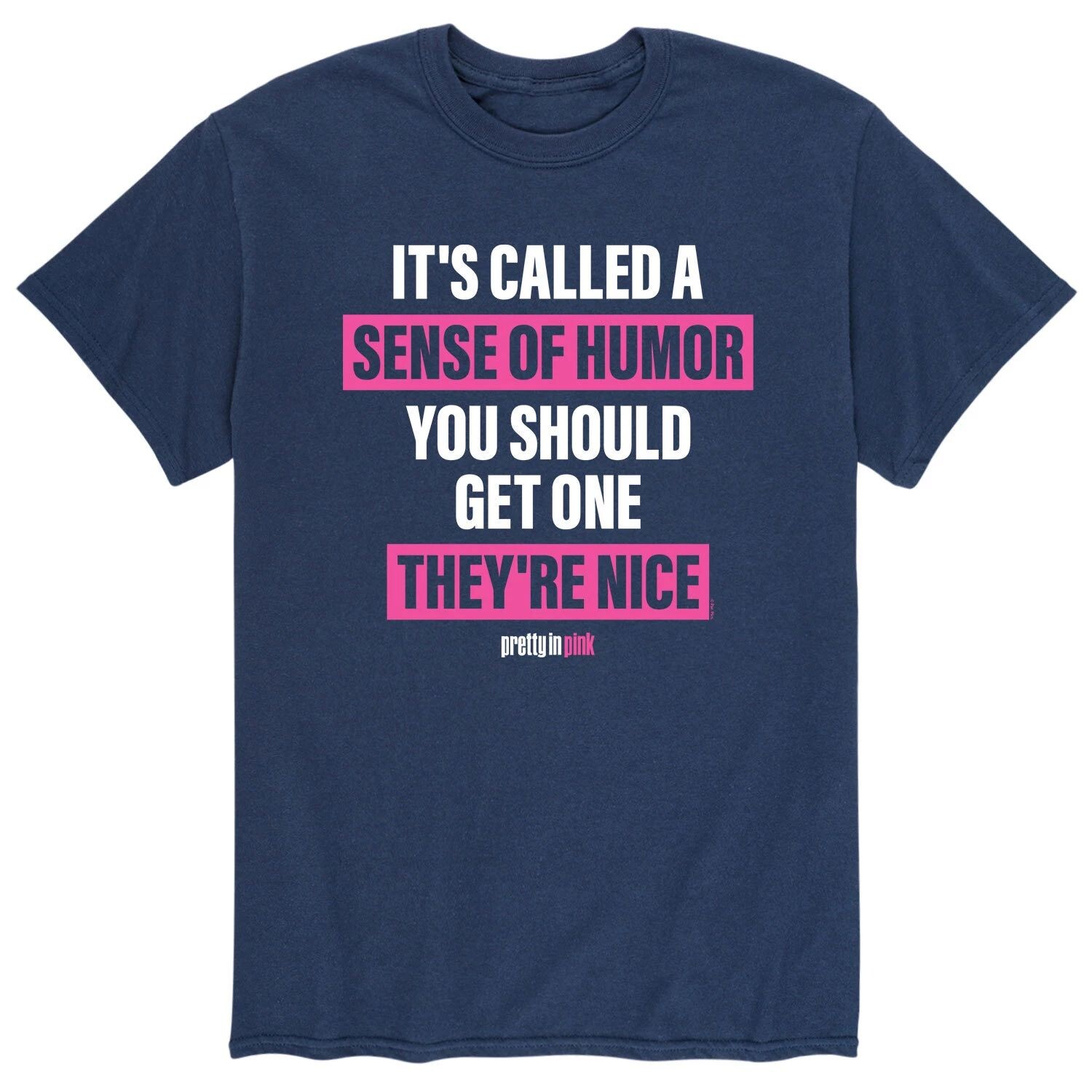 

Мужская футболка Pretty In Pink Humor Licensed Character
