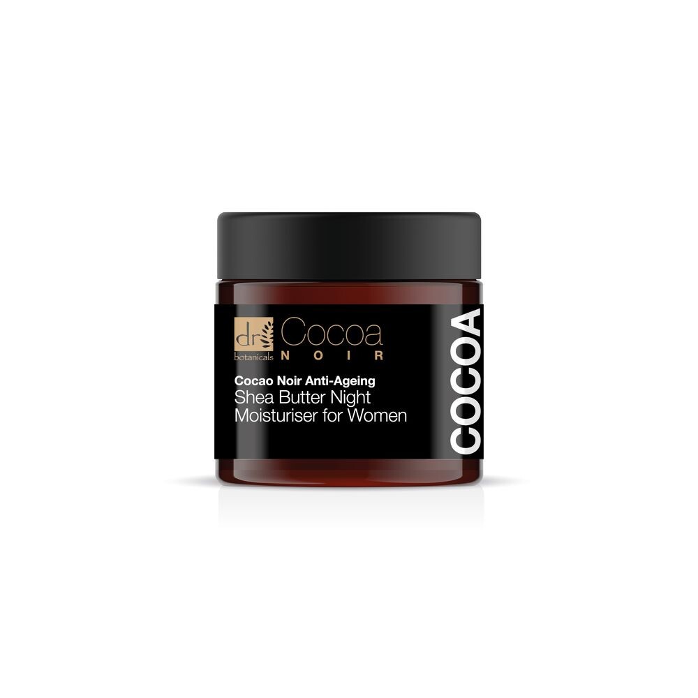 

Крем против морщин Hidratante de noche con manteca de karité cacao noir Dr. botanicals, 60 мл